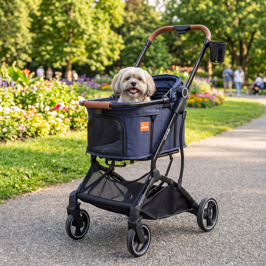 Senior Dogs & Mobility: When a Dog Stroller Helps