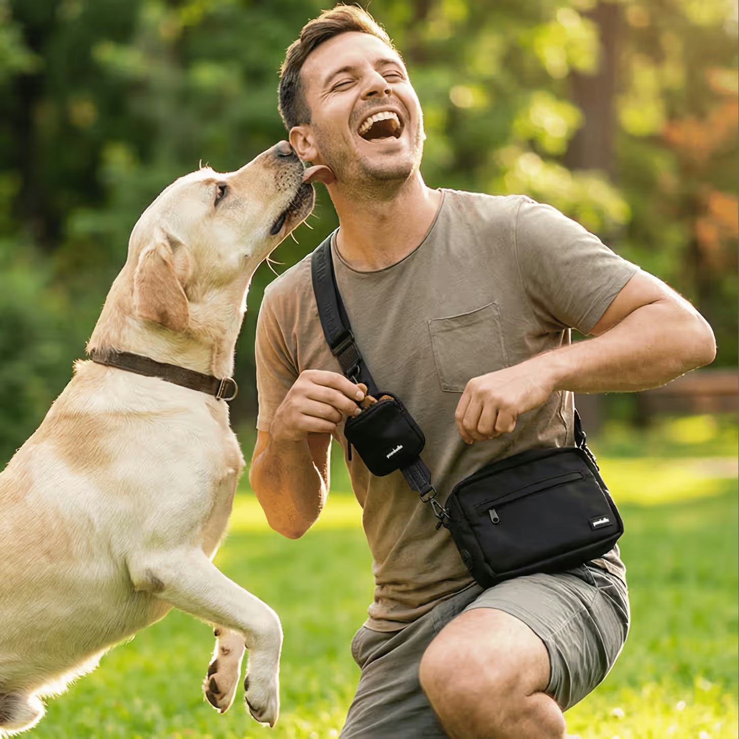 Dog Walking Shoulder Bag | Crossbody & Hands-Free – Pawbella
